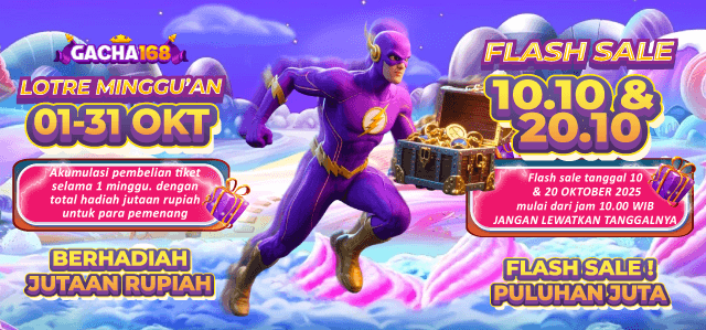 EVENT BAGI HOKI GACHA168 – TIKET LOTRE PERIODE 1-31 OKTOBER 2025