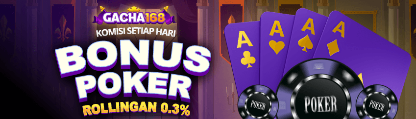 Komisi Rollingan Mingguan Poker 0.3%
